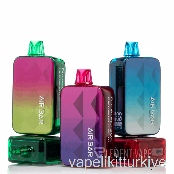 Elektronik Sigara Kalemi Vape Mate Hava çubuğu Elmas Kutusu 20000 Tek Kullanımlık çilek Karpuz